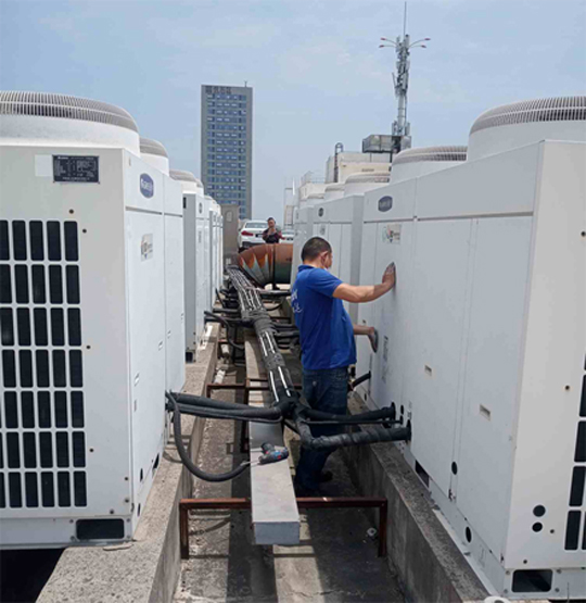 宣化中央空调制热和不制冷系统维修方法